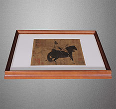 兴仁书画装裱配框服务案例